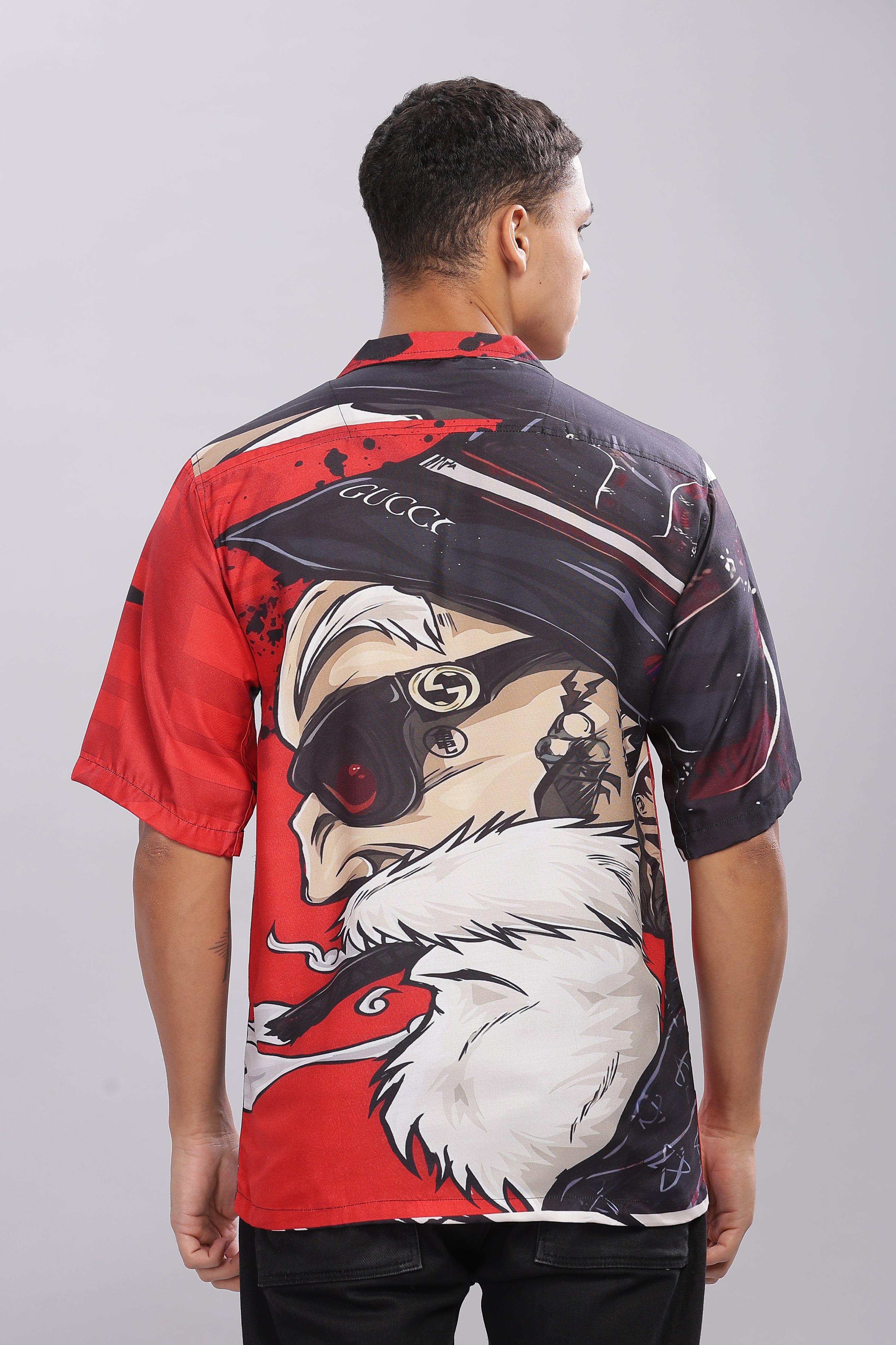 SMOKE KAZIMO RED DROP SHIRT